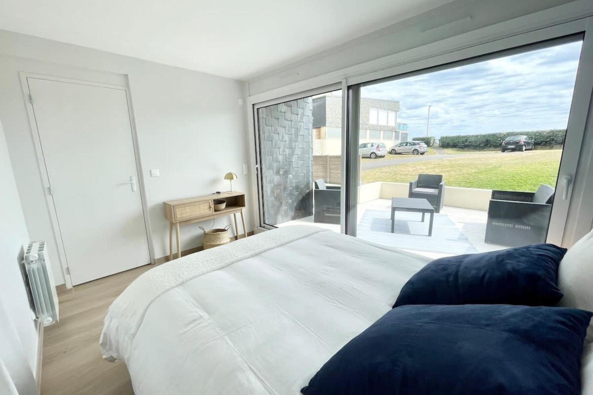 T3 Neuf Archi Cocooning Terrasse Face A La Mer Ploemeur Exterior photo